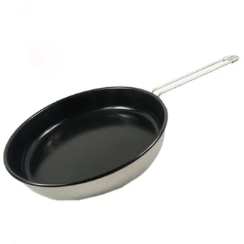 

1000ml Titanium Nonstick Cookware Cooking Pan Kichen Cooking Frying Pan with Folding Handle No Oil-smoke Cooker Ti8150 Keith