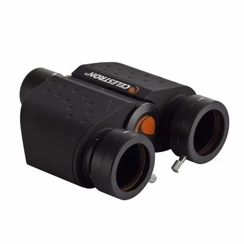 Celestron стерео бинокулярный зритель позволяет адаптировать два окуляра к вашему телескопу и смотреть одновременно с обоими глазами
