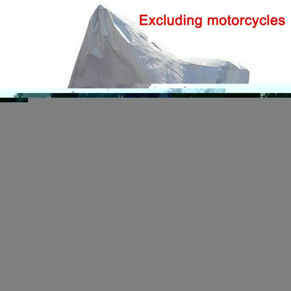 Silver Gray New Motorcycle Protective Cover Waterproof Bike Scooter Outdoor Rain&Dust UV Proof Sun Protection Case For Motorbike