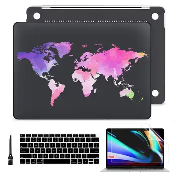 

Matte Crystal Laptop Case Keyboard Cover for New MacBook Pro Air 13 2020 A2338 A2289 A1932 A2337 M1 A2179 with Screen Protector