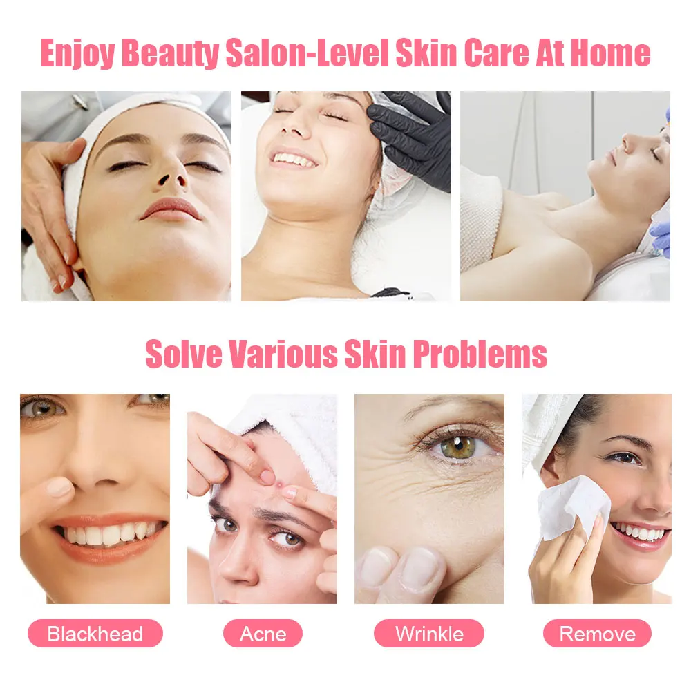 Ultrasonic Face Lifting Beauty Machine Anti-aging Wrinkle Removal Viration Facial Massage Apparatus for Body Face Eye Skin Care