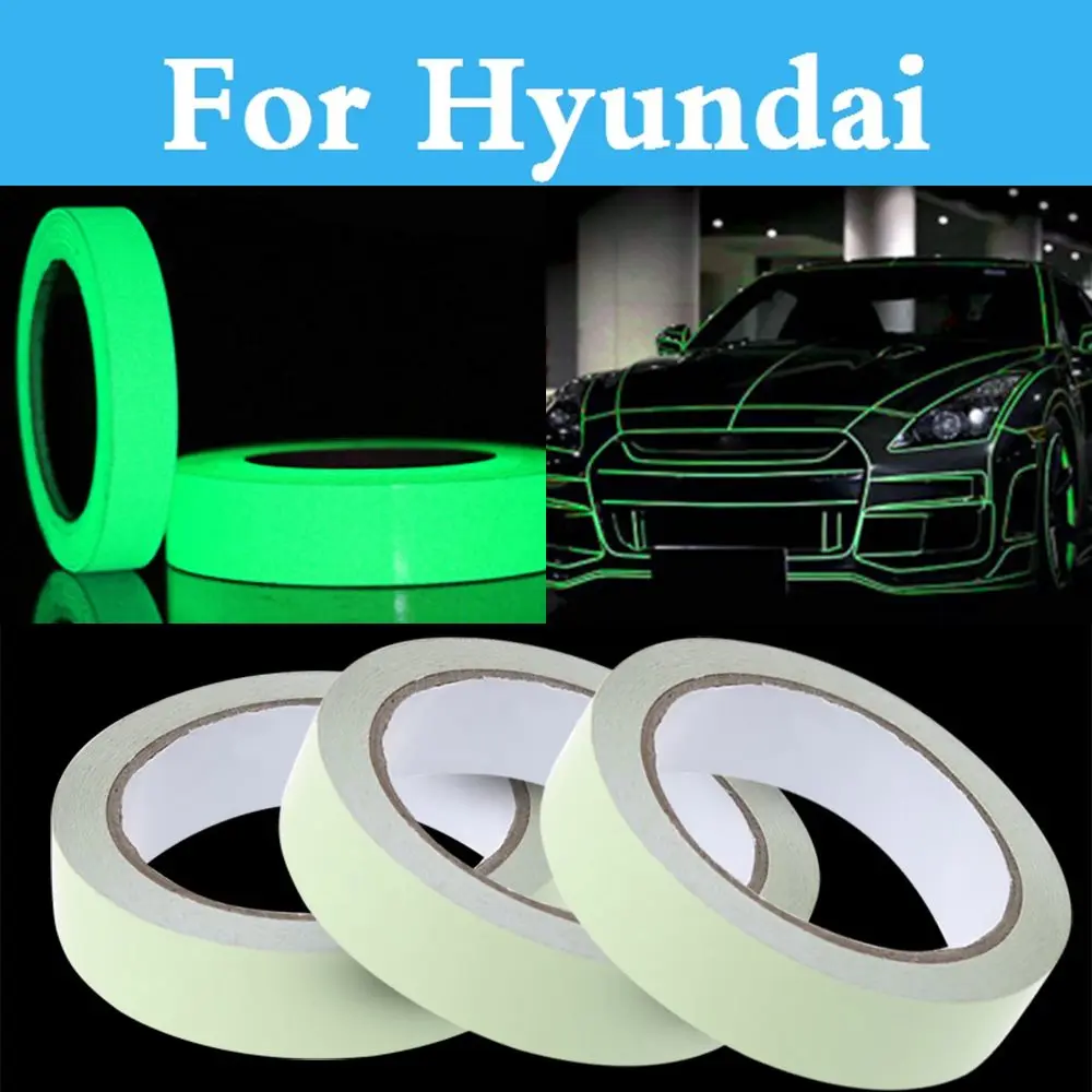 

Fluorescent Reflective tape Reflective sticker Car For Hyundai Veracruz Matrix Equus Genesis Genesis Veloster Grandsantafe