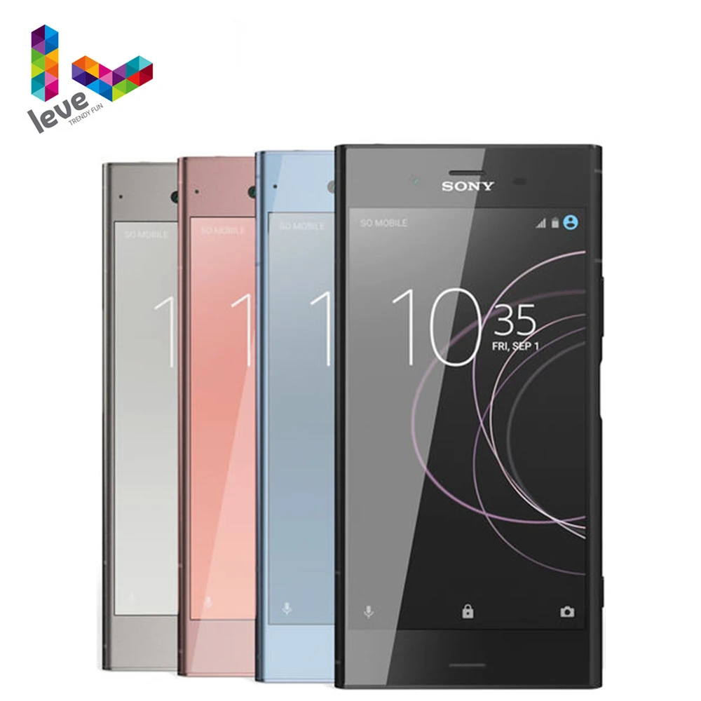 Разблокированный смартфон Sony Xperia XZ1 G8341 G8342 1SIM и 2SIM NFC экран 5 2 дюйма 4 Гб ОЗУ 64 ПЗУ
