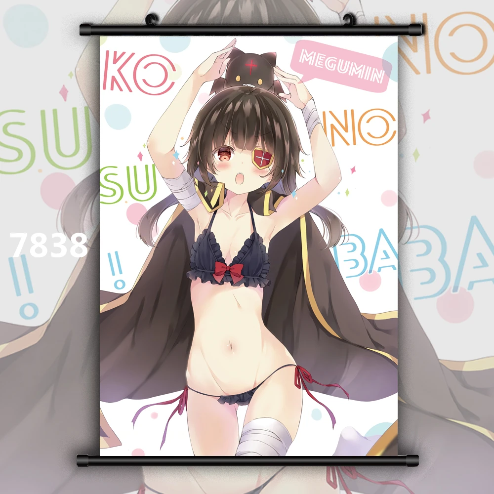 7838 KonoSuba Megumin Аниме Манга плакат в рулоне - Цвет: 7838