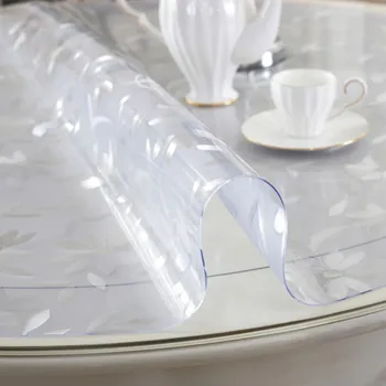 

Square Tablecloth Transparent PVC Tablecloth on The Square Table Cover Soft Glass Waterproof Rectangular Tablecloth tablecloth