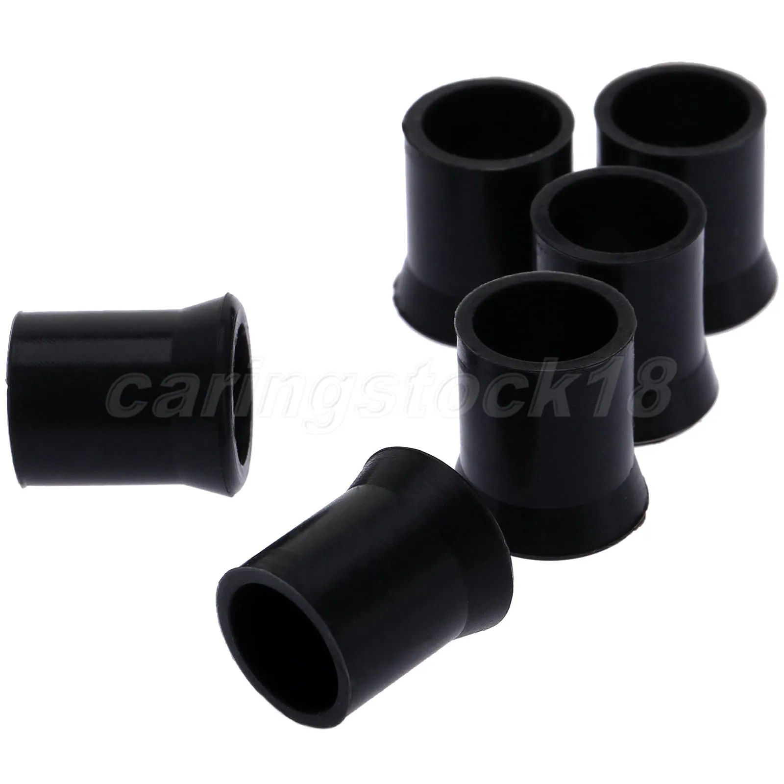 10x Inner Dia 11mm Soft Rubber Tobacco Smoking Pipe Tip Grips Black Comfort Tool 