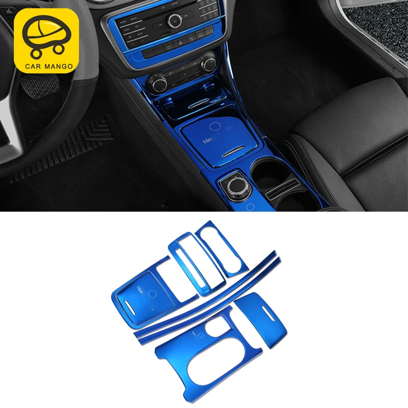 

CarManGo for Mercedes benz A class GLA CLA w176 auto cup holder frame trim cover sticker accessories
