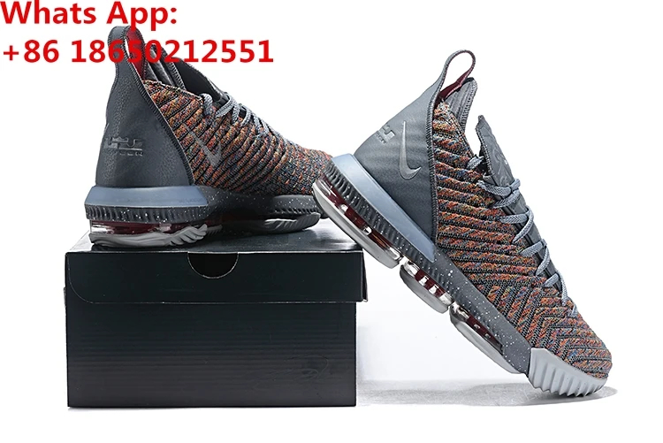 LeBron 16 16s XVI GS James Баскетбольная обувь, кроссовки, серый король, я обещала Oreo Thru MVP, мужские кроссовки