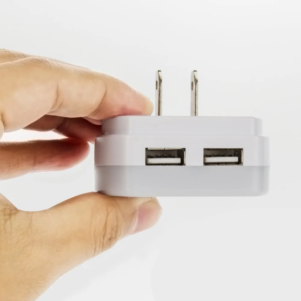 Светодиодный ночник с двойным USB портом датчиком управления освещением