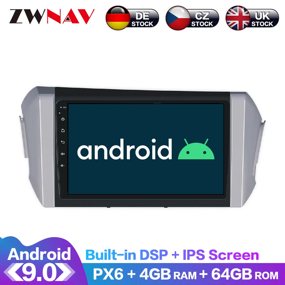 

For Toyota Innvoa 2015 2016 Android IPS Screen PX6 DSP Car No DVD GPS Multimedia Player Head Unit Radio Navi Audio