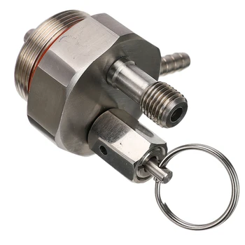 

15/16"-16unf Stainless Steel Keg Tap Dispenser with 12'' Beer Hose for Draft Beer Barrel Quick Fitting Bar Connector Accessories