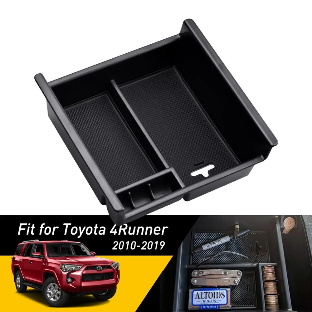 Для Toyota 4runner 2010- аксессуары автомобиль Подлокотник ящик для хранения автомобильный контейнер органайзер для перчаток чехол