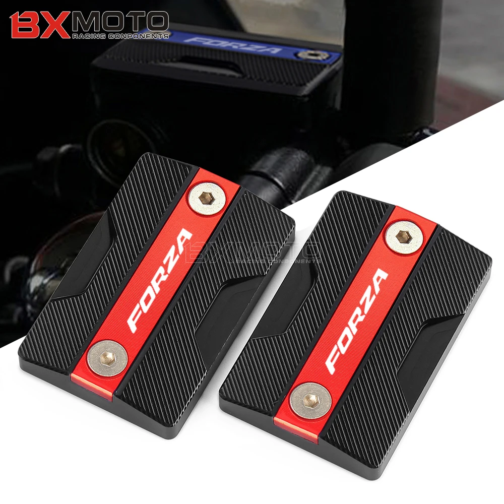 

1 Pair Fluid Reservior Cover For Honda Forza 125 250 300 2017 2018 2019 Motorcycle Brake Master Cylinder Cap Accessories