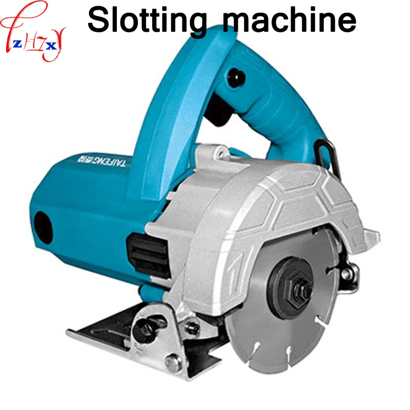 

1PC High Power Multi-function Stone Cutting Grooving Machine Wood Slanting Angle Marble Grooving Machine 220V 1200W