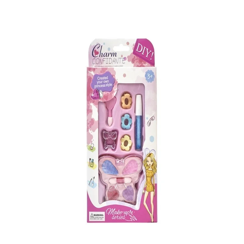 

Children Model Cosmetics Makeup Toy Set Performance Play House Safe Cosmetics Toy Cosmetic Box
