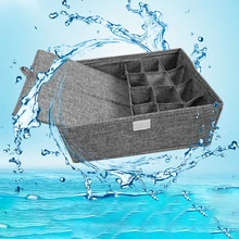 

Dormitory closet organize for Clothes Socks Shorts Bra Underwear Storage Organizer Sundries Sort box Foldable Cube Wardrobe