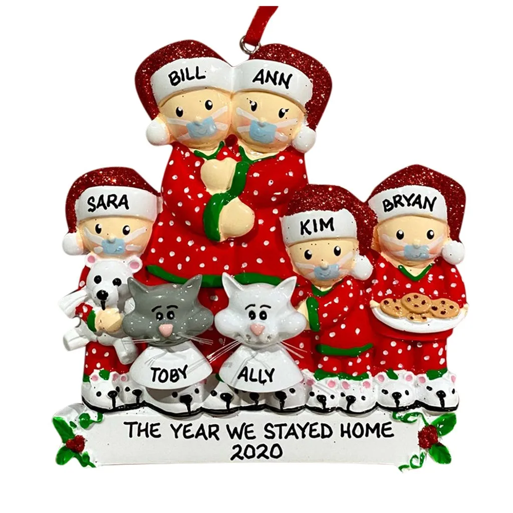Коллекция 2020 года карантин Рождество украшение для подарка персонализированное