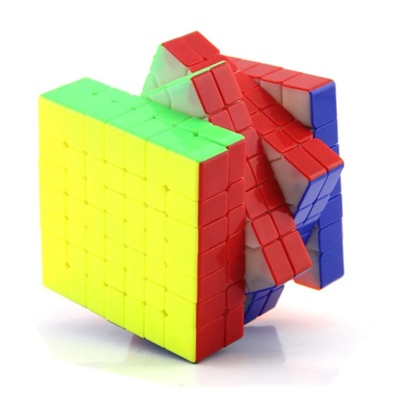 YuXin Хуанлун 7x7x7 Профессиональный Мульти-Цвет Magic Cube быстро ультра-гладкие цветной Скорость головоломка, куб, 7x7 детские игрушки подарок