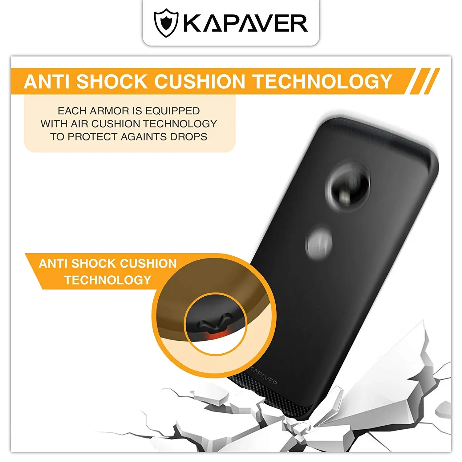 Capaver роскошный Официальный чехол для телефона для Moto G5S Plus чехол жесткий прочный сплошной черный противоударный тонкий защитный чехол на заднюю панель высокое качество