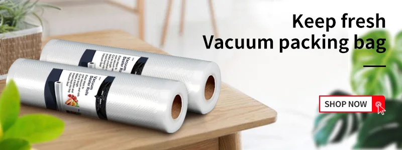 Kitchen Vacuum Sealer Machine Food Saver 110V 220V Electric Home Vacuum Food Sealer China Including 10pcs Storage Bags