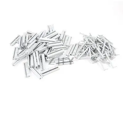 

60 Pcs FC1-34P Flat Ribbon Cable 2 Row 34 Pin IDC Socket Connector White