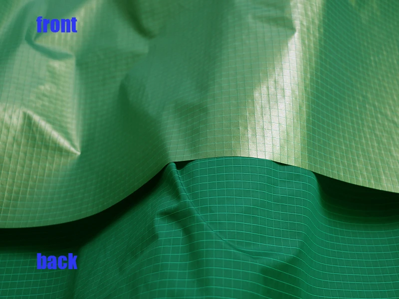 Per Meter Qualität Nylon Rip-Stop Stoff Plaid Glitter Cired Winterjacke Material – Detail 13