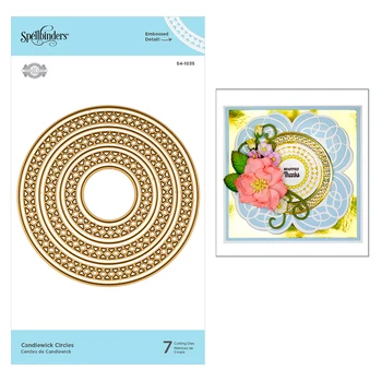 

2020 Hot New Cuts Embossing Circle Edge Nesting Molds Metal Cutting Dies Foil and Crafts Scrapbooking For Card Making no stamps