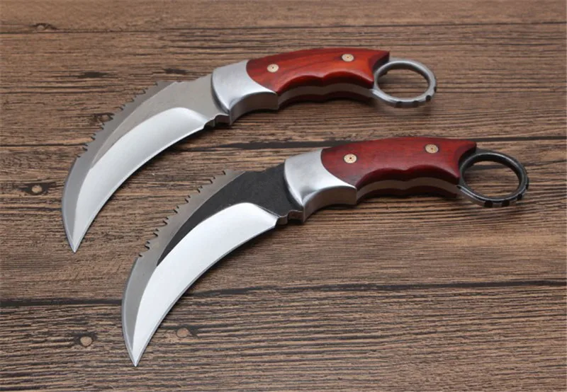 Открытый самообороны Karambit CS GO тактический боевой нож высокого класса DC53 стальной коготь скорпиона нож кемпинг выживания Ножи Охота нож охотничий