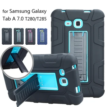 

For Samsung Galaxy Tab A 7.0 SM-T280 T285 Case Kids Safe Rugged Armor Shockproof Stand Cover Case for Samsung Tab A A6 7.0 2016