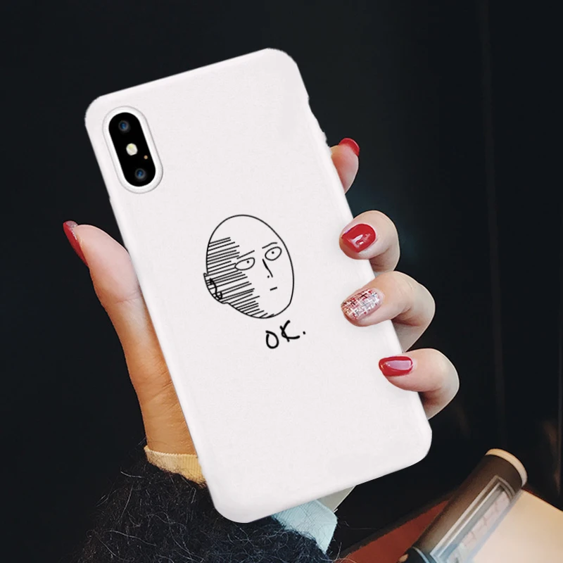 GYKZ Мультфильм Аниме One Punch Man чехол для iPhone 6 6s 11 Pro XS MAX X XR 8 7 Plus Мягкий силиконовый