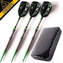 Cuesoul Профессиональный Дартс 90% Вольфрам Дартс мягкие Дартс 18 грамм 15 см с случае