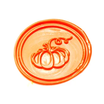 

Pumpkin wax seal stamp- Halloween wax seal set-personalized wedding invitation wax seals-bullet journal wax stamp- holiday gift