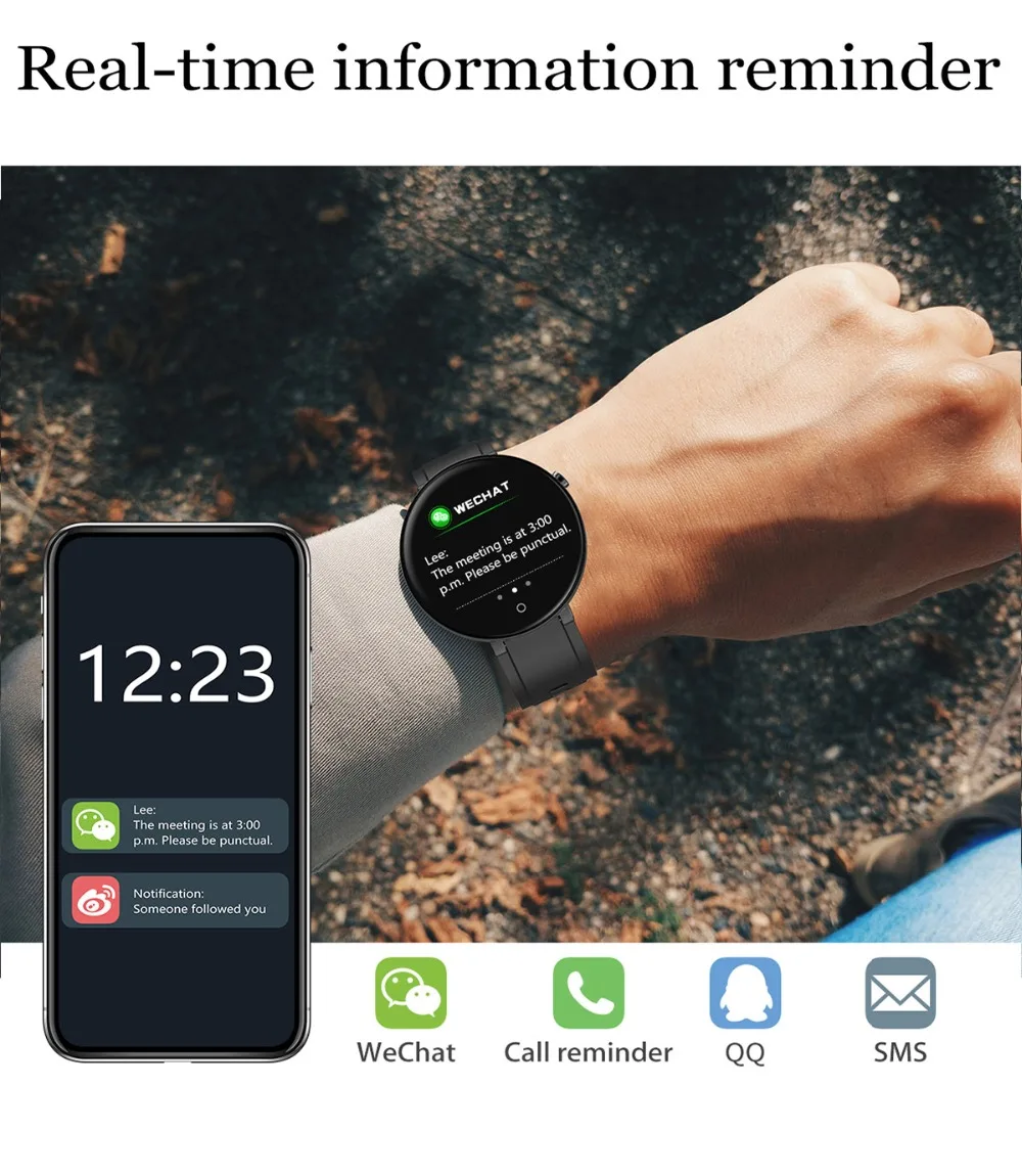 Smartband для мужчин и женщин Bluetooth браслет сердечный ритм кровяное давление здоровье браслет для Apple Xiaomi huawei Android часы IP67