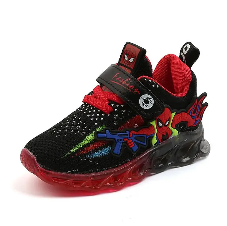 Новинка Сезон весна-осень Детское нижнее белье с рисунком Человека-паука Обувь