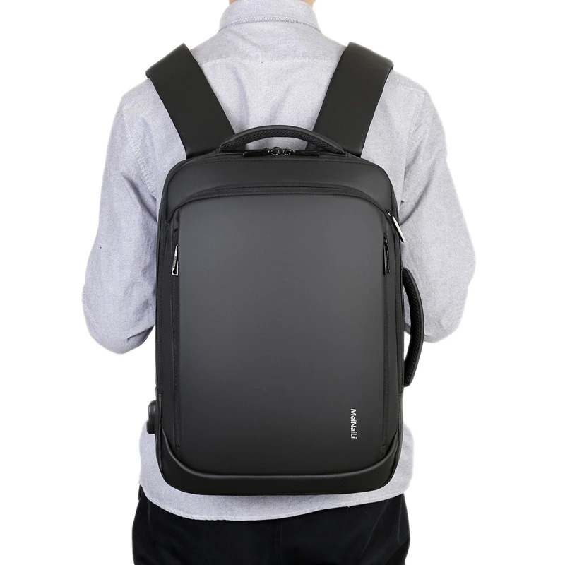 

Men's Business Laptop Backpack Waterproof Multifunctional Computer Backpack with USB Interface