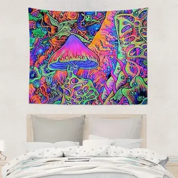 

Abstract Mushroom Psychedelic Background Cloth Background Tapestry Tapestry Wall Decoration Home Decoration Cloth Mural M6G1