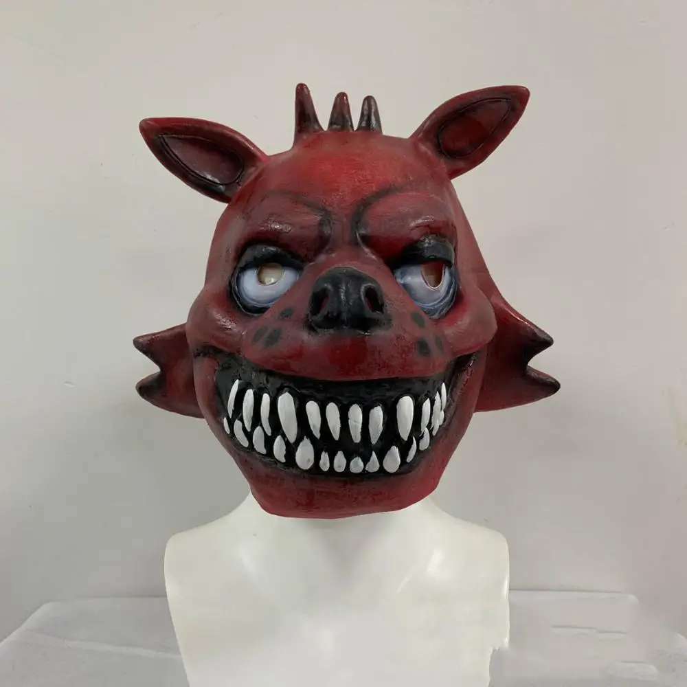 FNAF маска Хэллоуин Косплей Костюм пять ночей у Фредди сумки Чика Фокси Fazbear хоррор