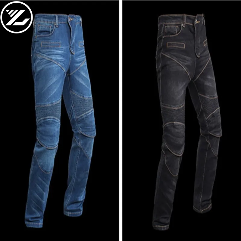 

motorcycle mannen broek/off-road vrouwen broek/outdoor mannen jeans/fietsen hebben pads broek fashion men pants