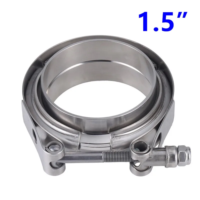 1.5inch 38.9mm Автомобильный Vband зажим из нержавеющей стали 2 2,5 3 3,5 дюйма 3В хомут 76 мм глушитель выхлопной трубы хомут 2,2" 2" 2," 3" v-диапазон - Цвет: 1.5inch 38.9mm