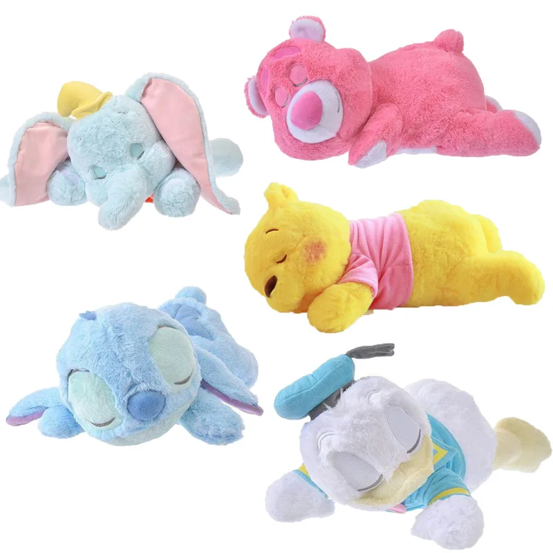 Muñecos de peluche de 40 50cm de Disney para niños, Dumbo Stitch, Pato Donald, Winnie, para dormir|Cine y TV| - AliExpress