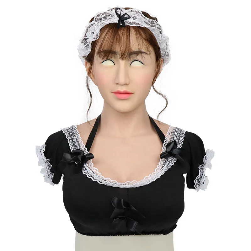 Силиконовая женская маска с реалистичной кожей для мужчин Трансвестит из