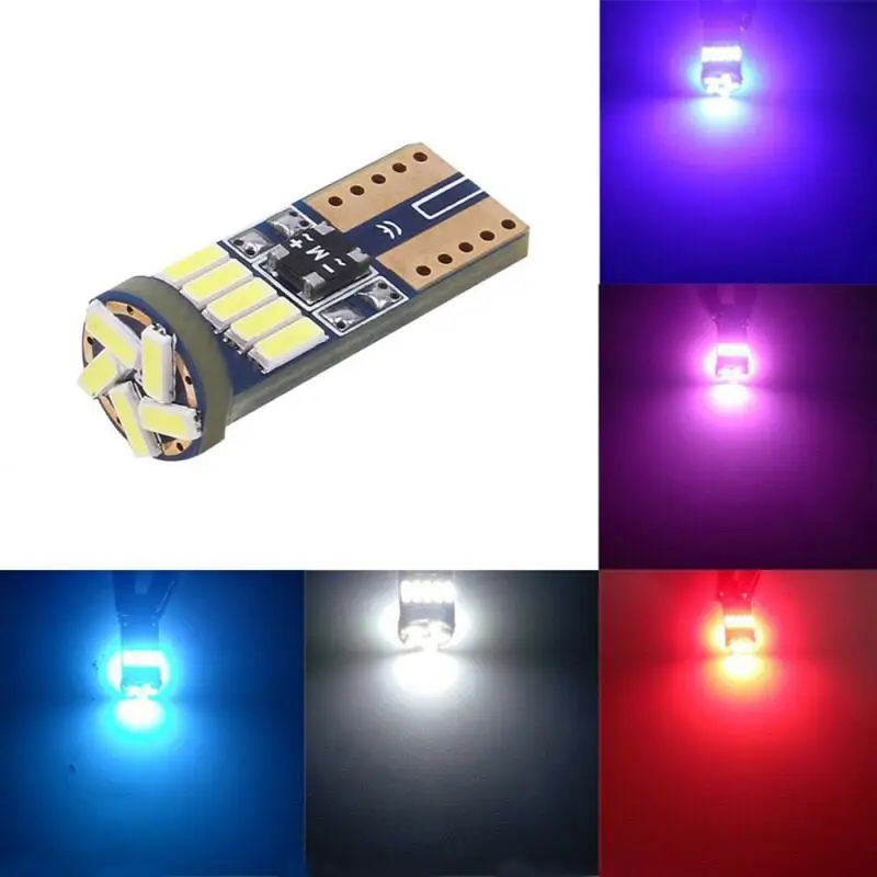 Новый T10 инструмент широкая лампа 5 Вт 168 15smd 4014 декодирование задний ящик номерной