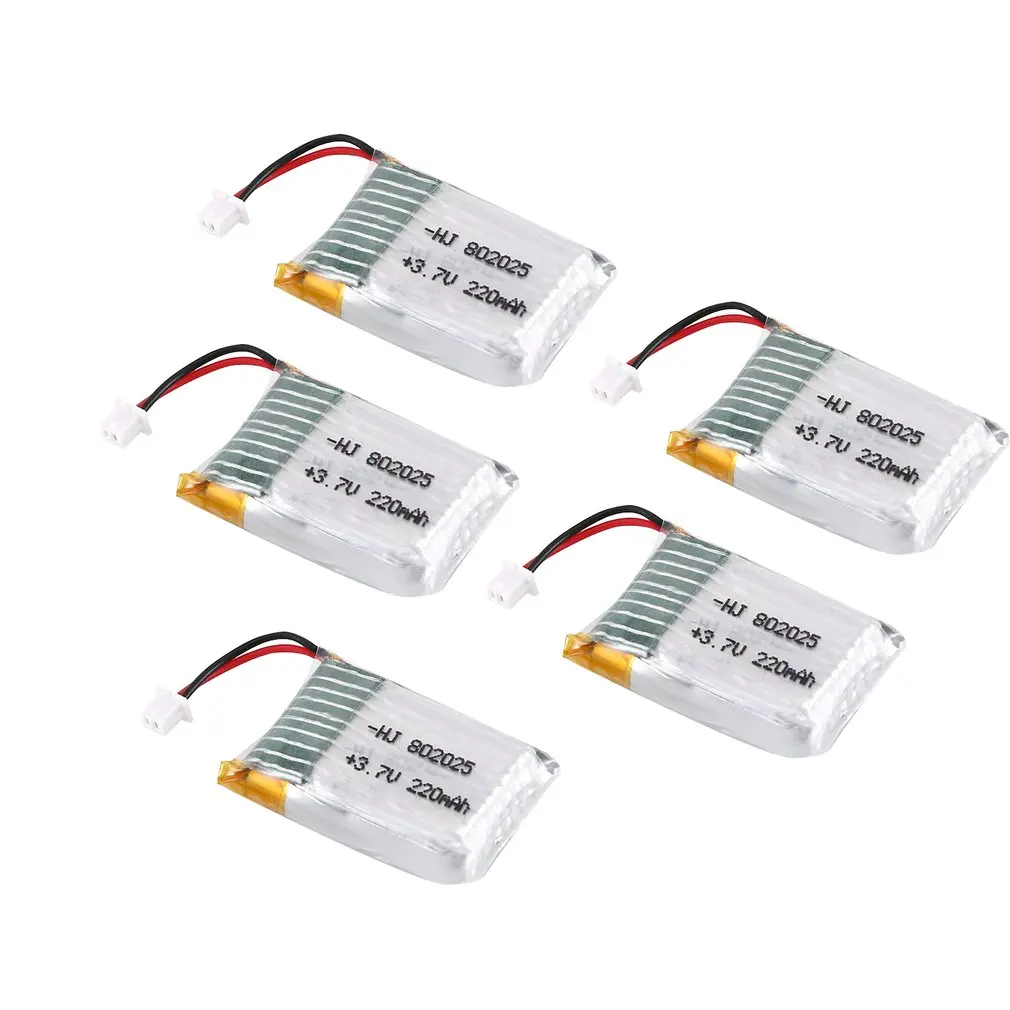 

3.7V 220mAh Rechargeable Battery Drone Lipo Battery RC Lithium Battery Lion Battery for Mini Pocket Drone RC Drone Set