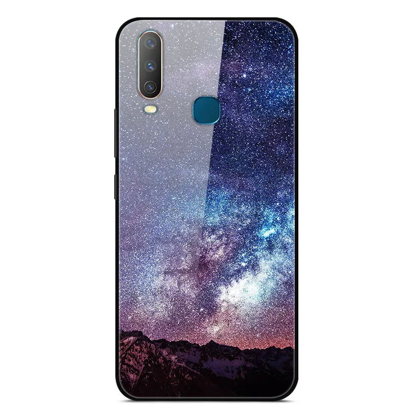 as photo 43 Чехол из закаленного стекла для Vivo Y17, чехол, жесткая задняя крышка для Vivo Y15, чехол для Vivo Y12, чехол из ТПУ, бампер для Vivo Y3, чехол, Funda - Цвет: as photo 43