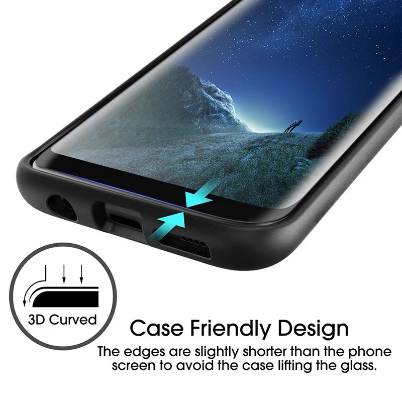 Чехол JGKK из закаленного стекла для Samsung Galaxy S9 безопасная защита экрана plus + 3D