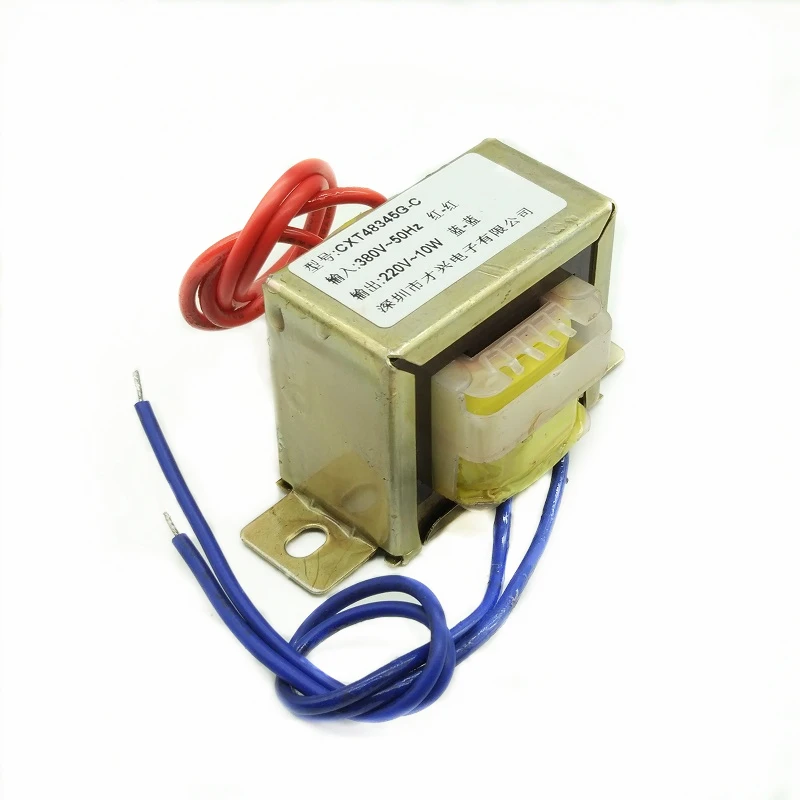 EI-20W Тип трансформатора 20 Вт/ва 380 В до 220 В переменного тока изоляционный трансформатор медный силовой трансформатор