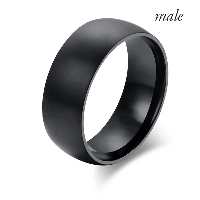 Rings Set Finger Fashion Zircon Stainless Steel For Lover Anniversary Gift