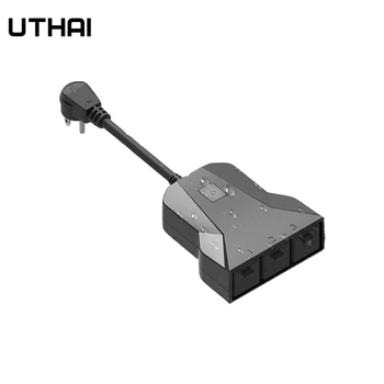 

UTHAI F017 Waterproof WIFI Smart Socket Intelligent Voice Control US Regulatory Three-hole AC Socket