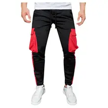 Мужские Длинные повседневные спортивные брюки, облегающие клетчатые брюки для бега, спортивные штаны, брюки средней длины, осенняя одежда