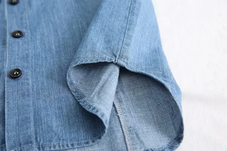 Повседневная джинсовая рубашка осень женские синие рубашки на пуговицах Женские топы с длинными рукавами в стиле бойфренда уличная